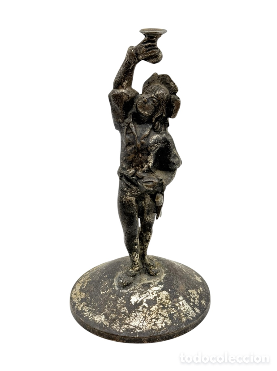 Antiquit&eacute;s: Antigua Figura Plateada