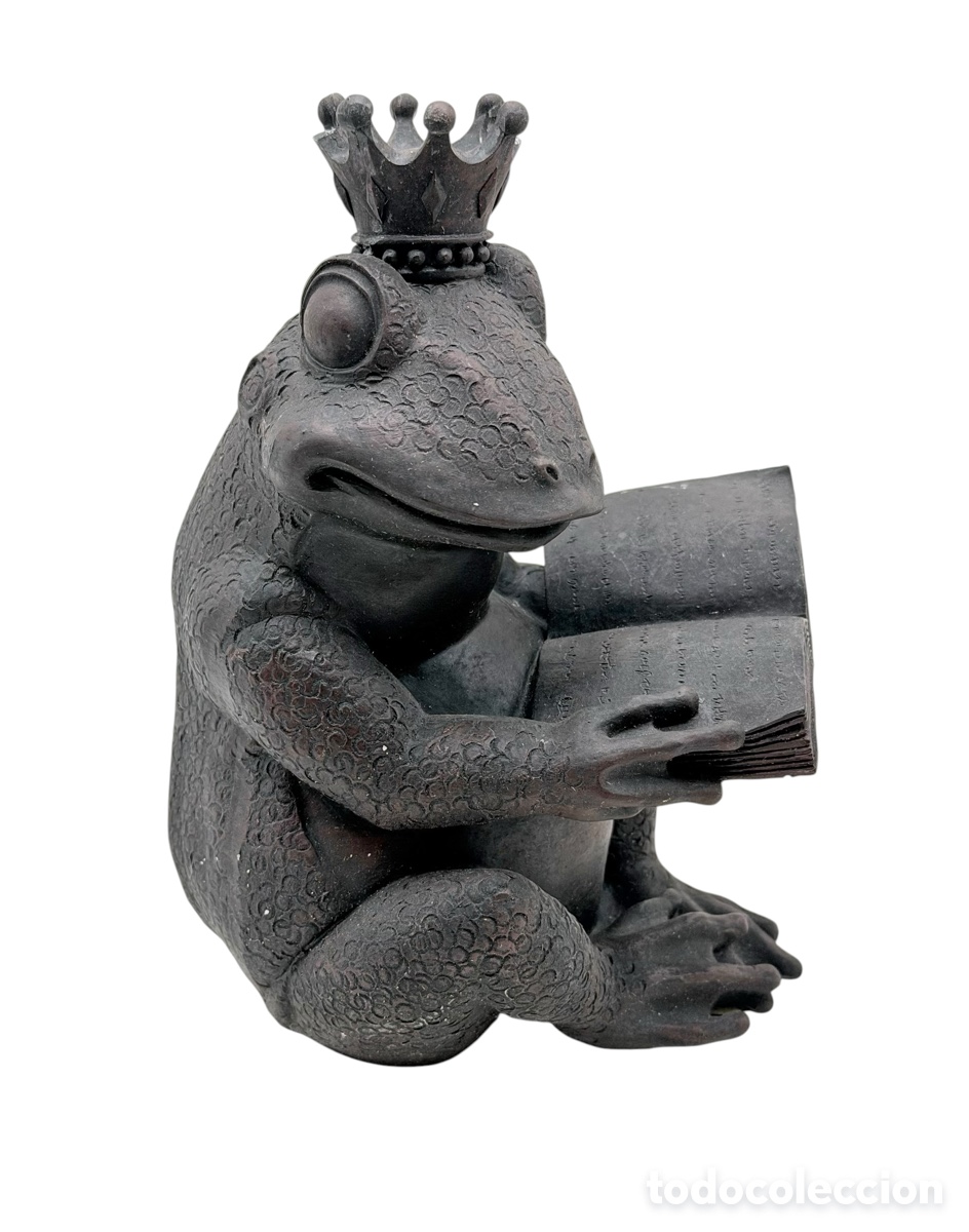 Antiquit&eacute;s: Figura de Rana Lectora