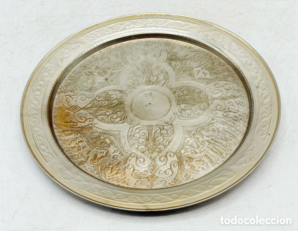 Antiguidades: Antigua Bandeja Plateada