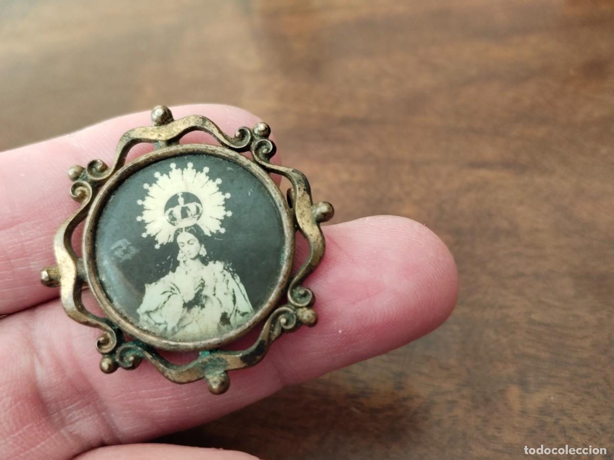 Antig&uuml;edades: Antiguo broche de Virgen. Ver. - Foto 3
