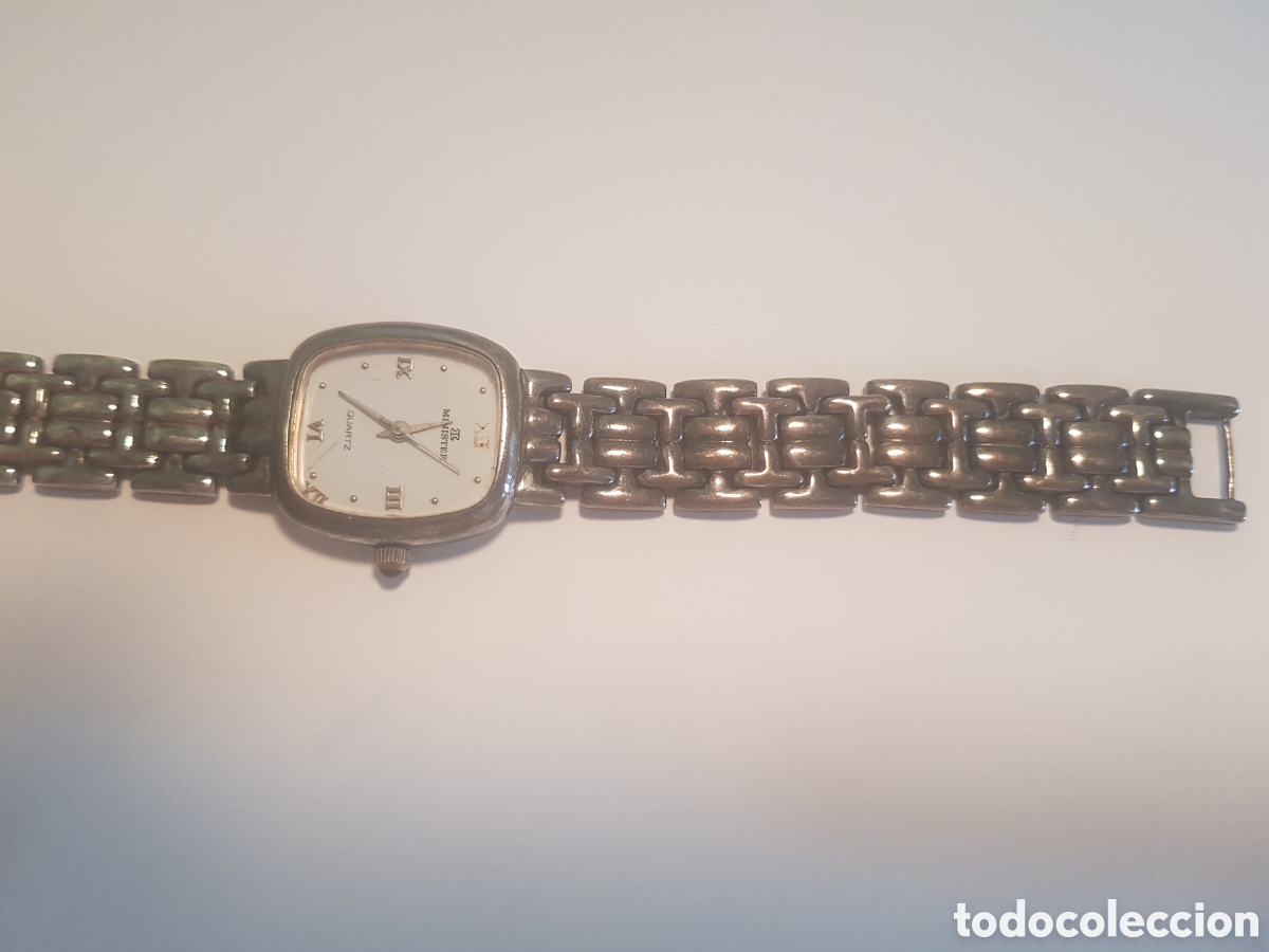 Antig&uuml;edades: #1221 Reloj quartz plata de ley 925 - Foto 3