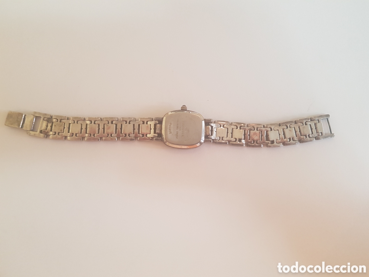 Antig&uuml;edades: #1221 Reloj quartz plata de ley 925 - Foto 5