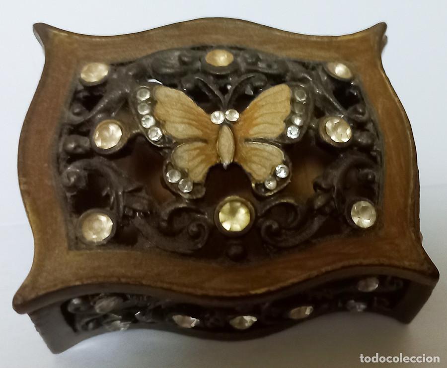 Antiquit&auml;ten: CAJA MET&Aacute;LICA ANTIGUA - COMBINANDO COBRE Y LAT&Oacute;N - ELABORACI&Oacute;N ARTESANAL