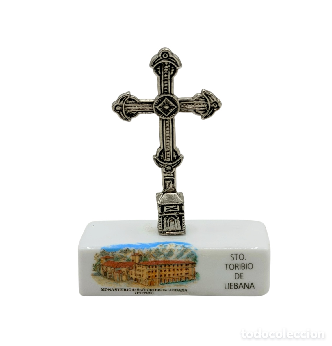 Antig&uuml;edades: Cruz con Base de Cer&aacute;mica