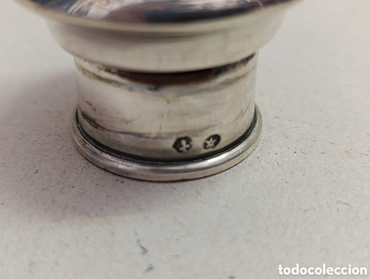 Antig&uuml;edades: TAPON DE PLATA PUNZONADA. - Foto 4