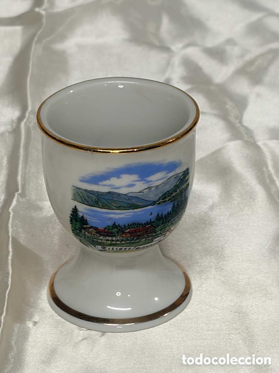 Antig&uuml;edades: Huevera de porcelana de colecci&oacute;n. Alemania