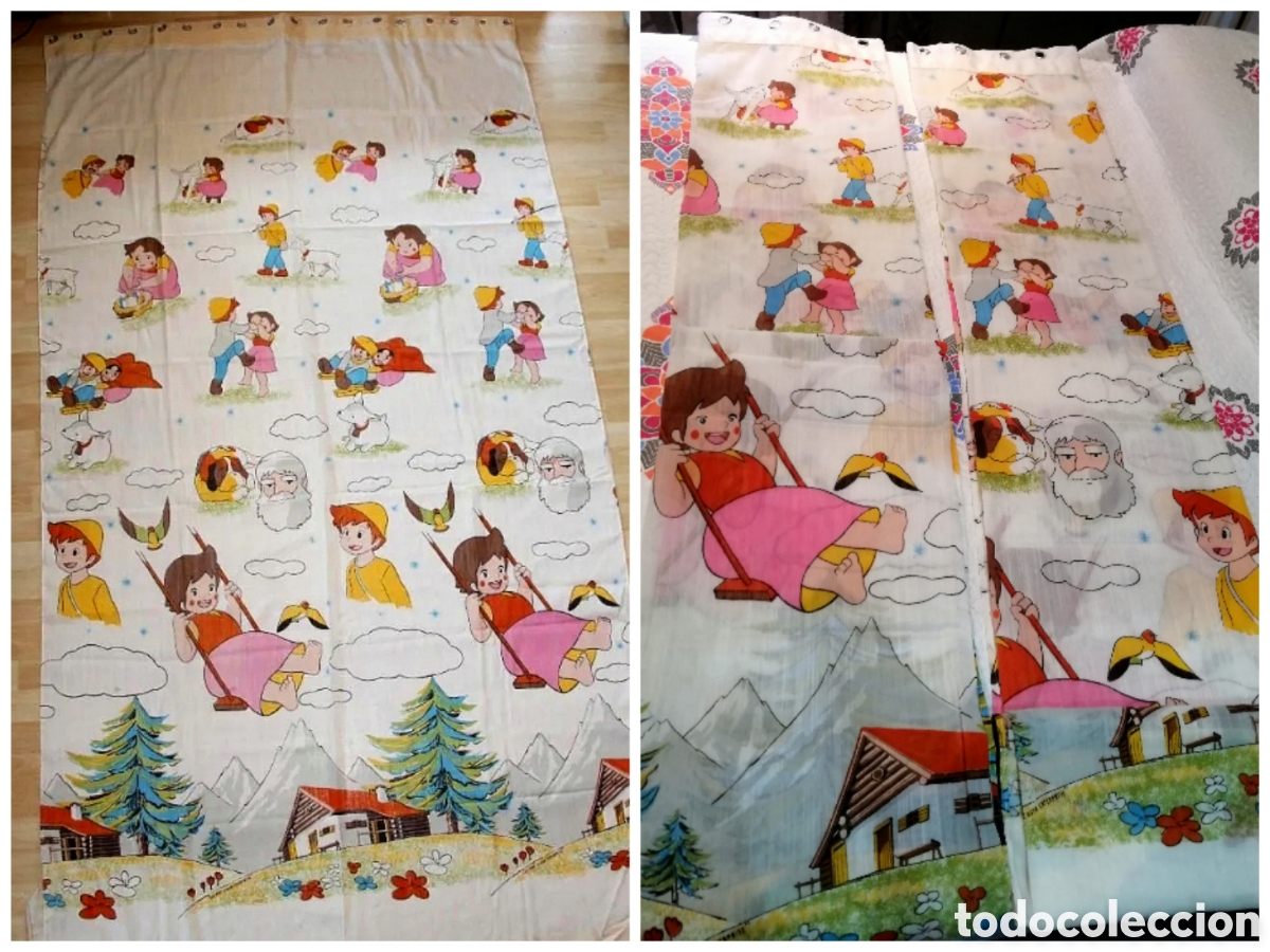 Antig&uuml;edades: Cortinas Heidi 1975 dif&iacute;ciles - Foto 1