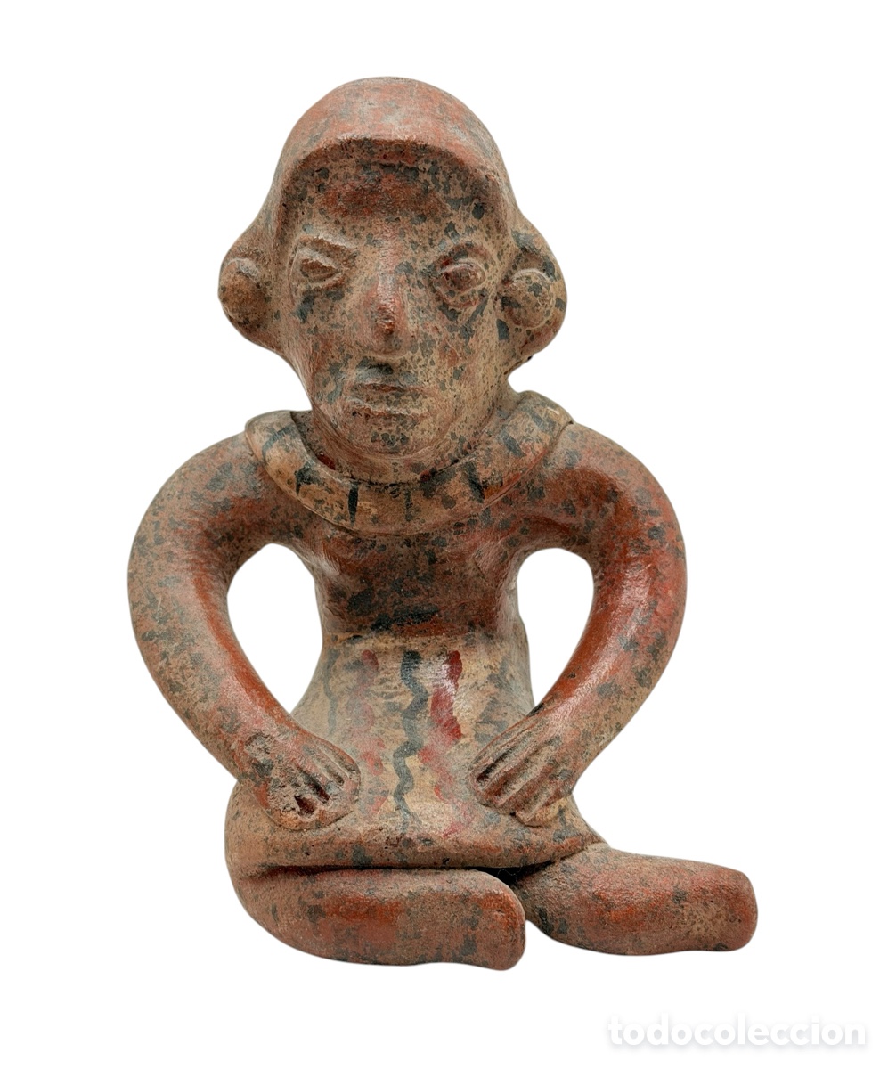 Antiguidades: Antigua Figura Tribal de Barro