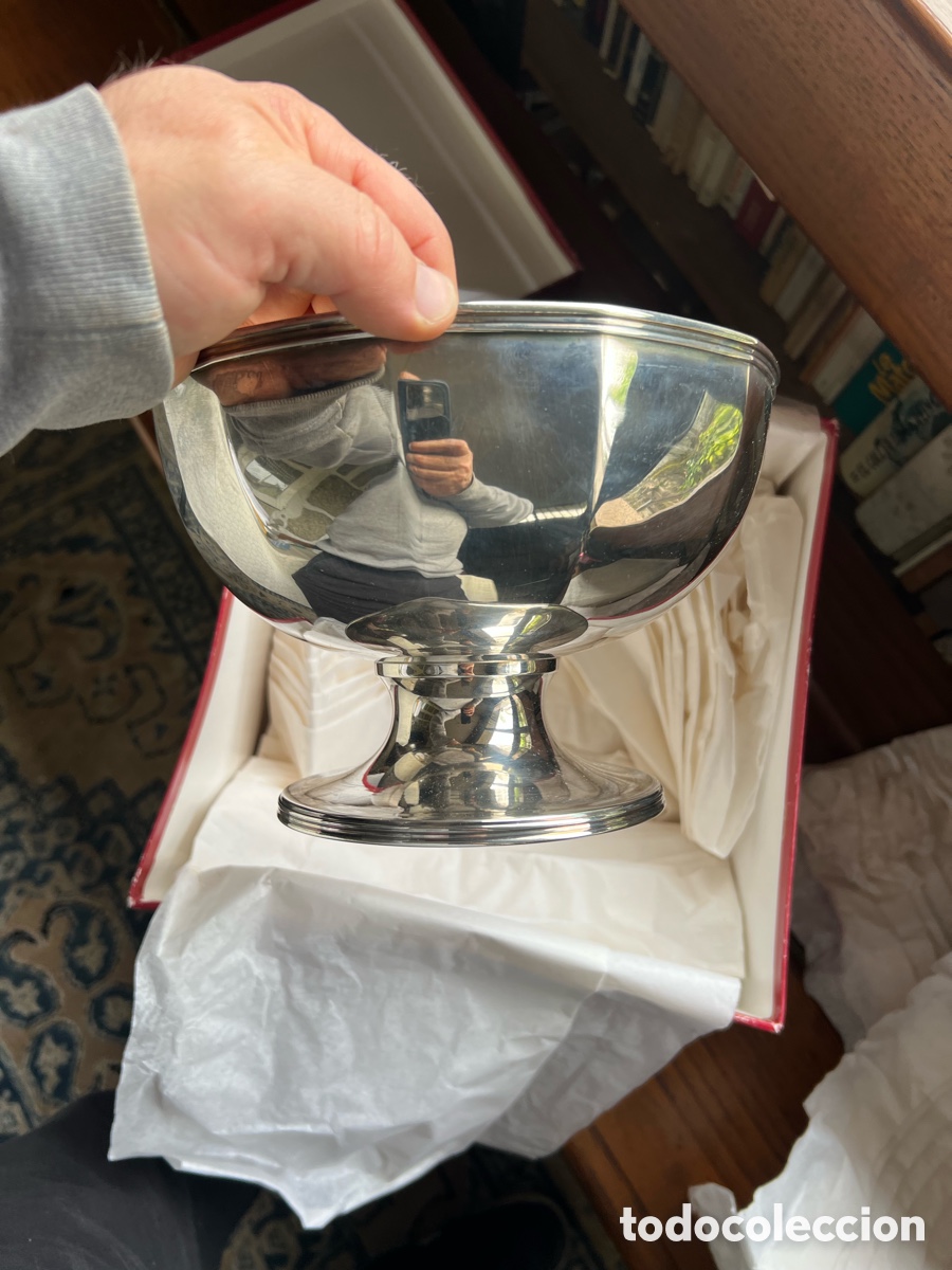 Antig&uuml;edades: Precioso centro de mesa Cristian DIOR plata