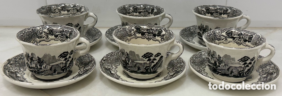 Antiques: ANTIGUO Y ELEGANTE JUEGO DE CAF&Eacute; LA CARTUJA PICKMAN