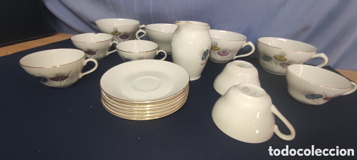 Antig&uuml;edades: Juego de caf&eacute; Porcelanit - Foto 11