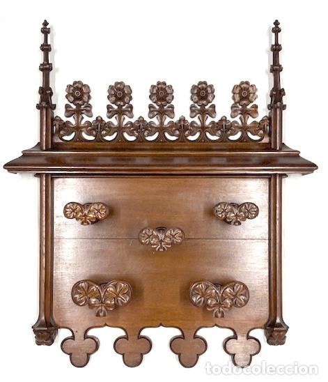 Antiques: JOSEP PUIG I CADAFALCH. Perchero para la casa Amatller. ca. 1900