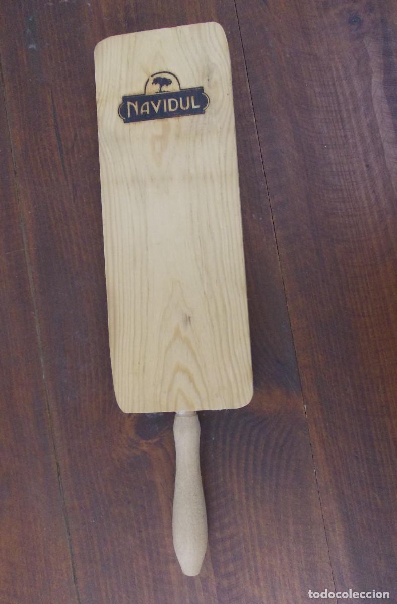 Antiquit&auml;ten: Tabla de madera NAVIDUL con mango tabla de cocina madera natural utensilio gastron&oacute;mico