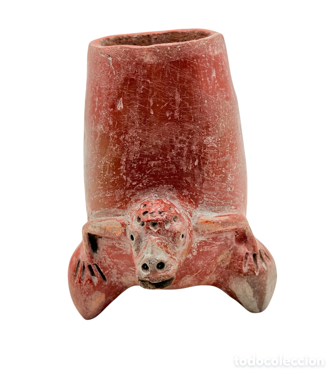 Antig&uuml;edades: Antiguo Jarr&oacute;n Antropom&oacute;rfico de Barro