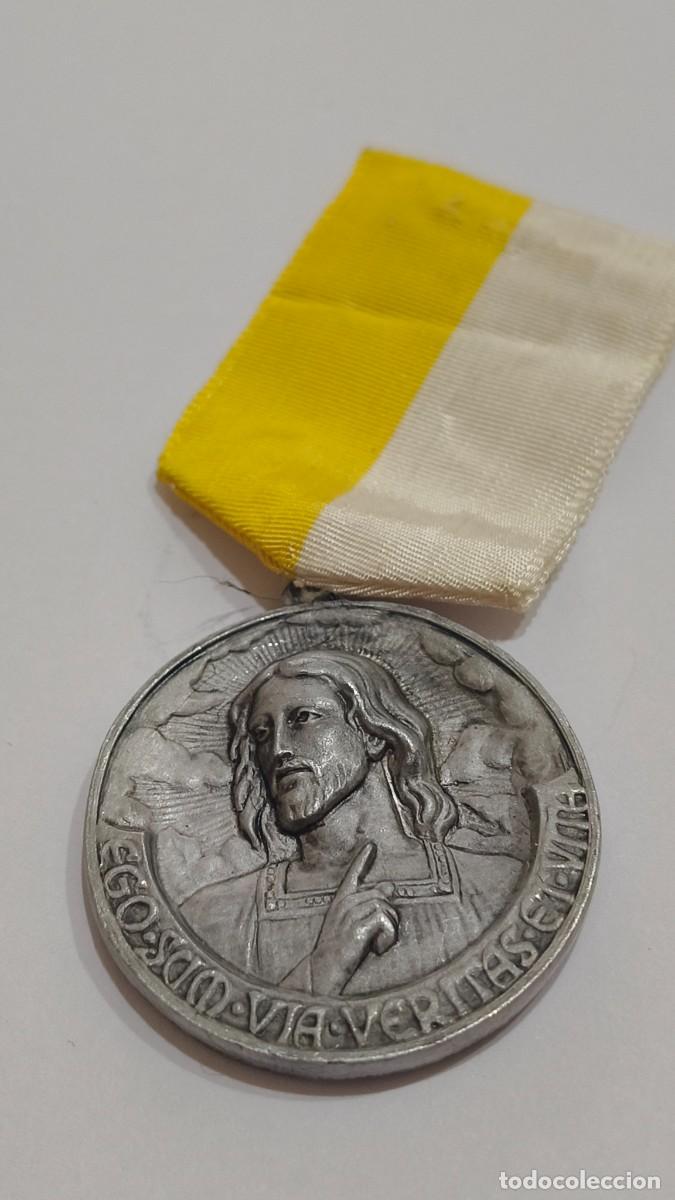 Antiguidades: M&eacute;daille comm&eacute;morative religieuse collection