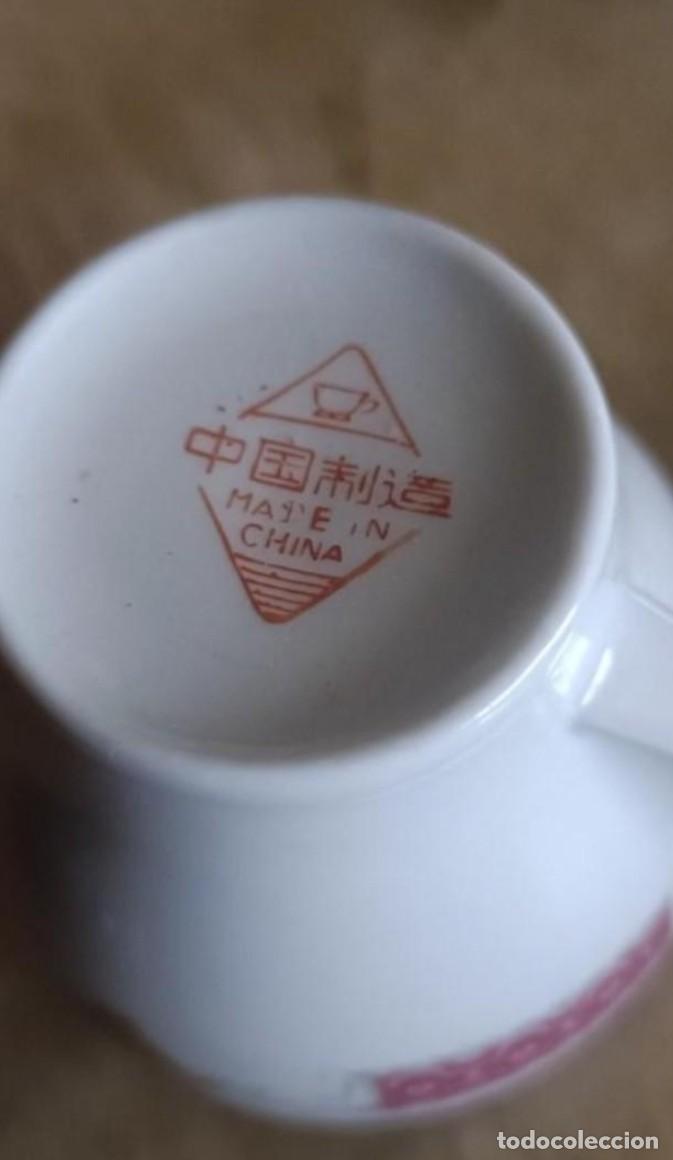 Antig&uuml;edades: Lote 5 tazas y platitos de caf&eacute; - Foto 3