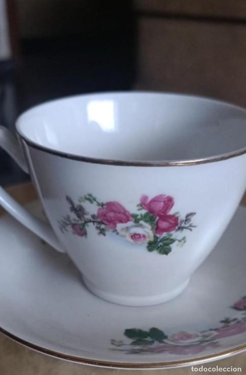 Oggetti Antichi: Lote 9 tazas y platitos de caf&eacute;