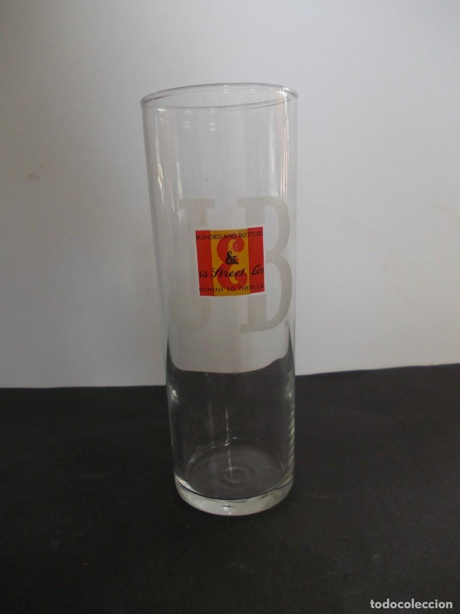 Antig&uuml;edades: Vaso J&B whisky vintage cristal publicidad antigua bar colecci&oacute;n