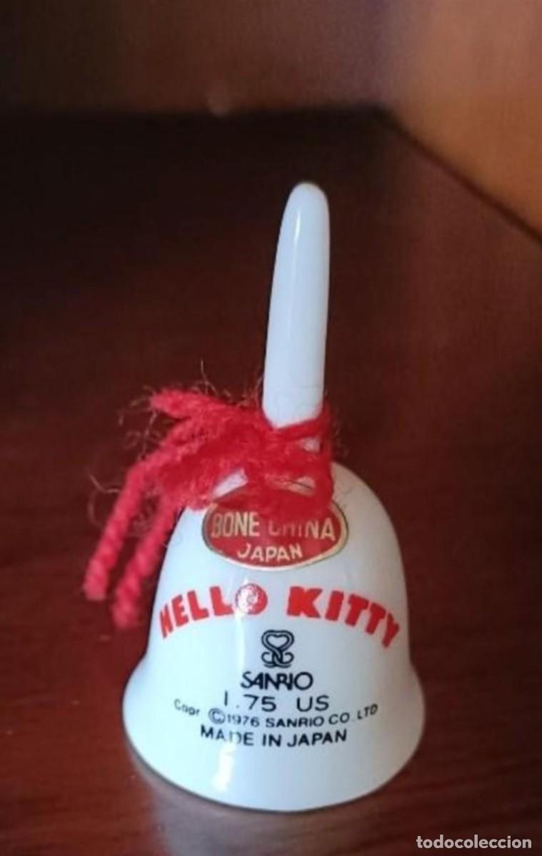 Antig&uuml;edades: Campanita Hello kitty porcelana - Foto 2