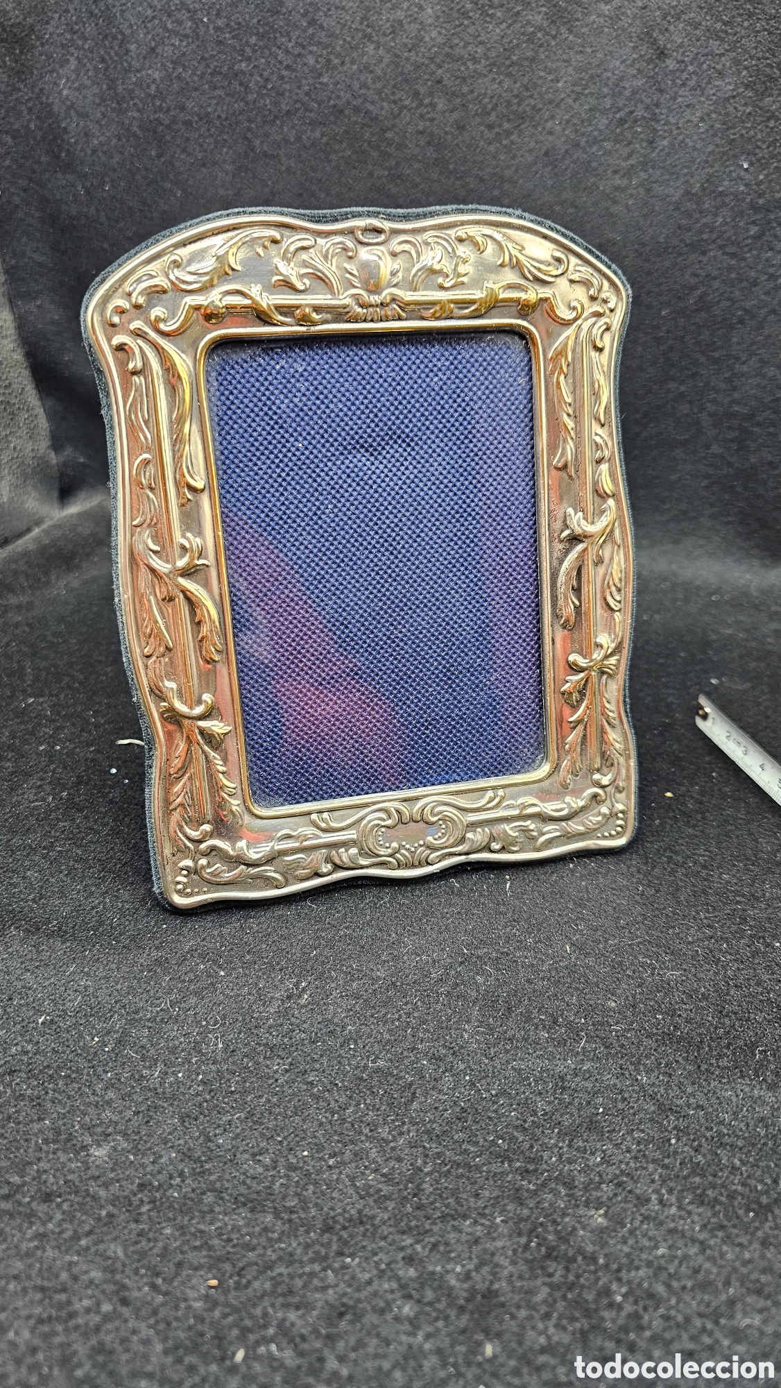 Oggetti Antichi: Portafotos de plata de ley contrastada