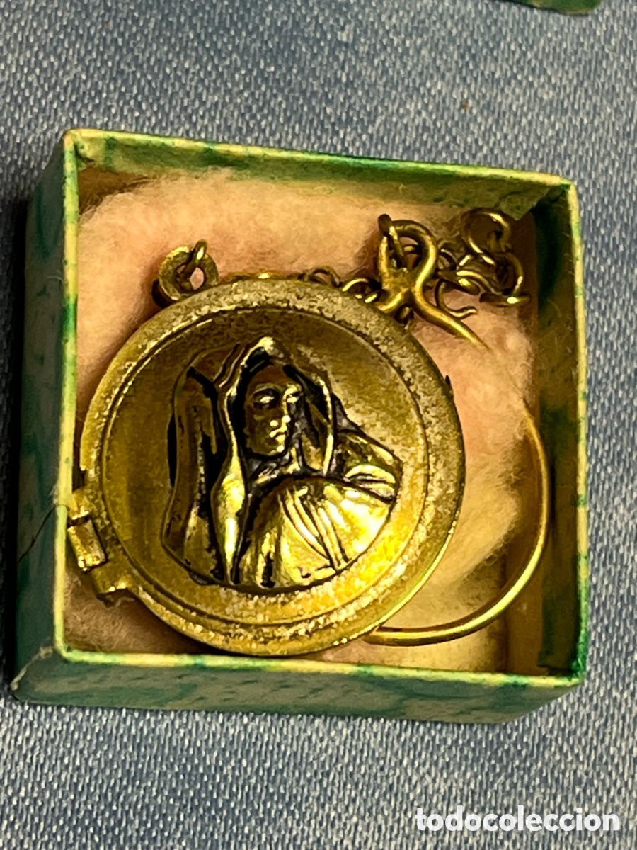 Antig&uuml;edades: CAJITA RELICARIO A&Ntilde;OS 40