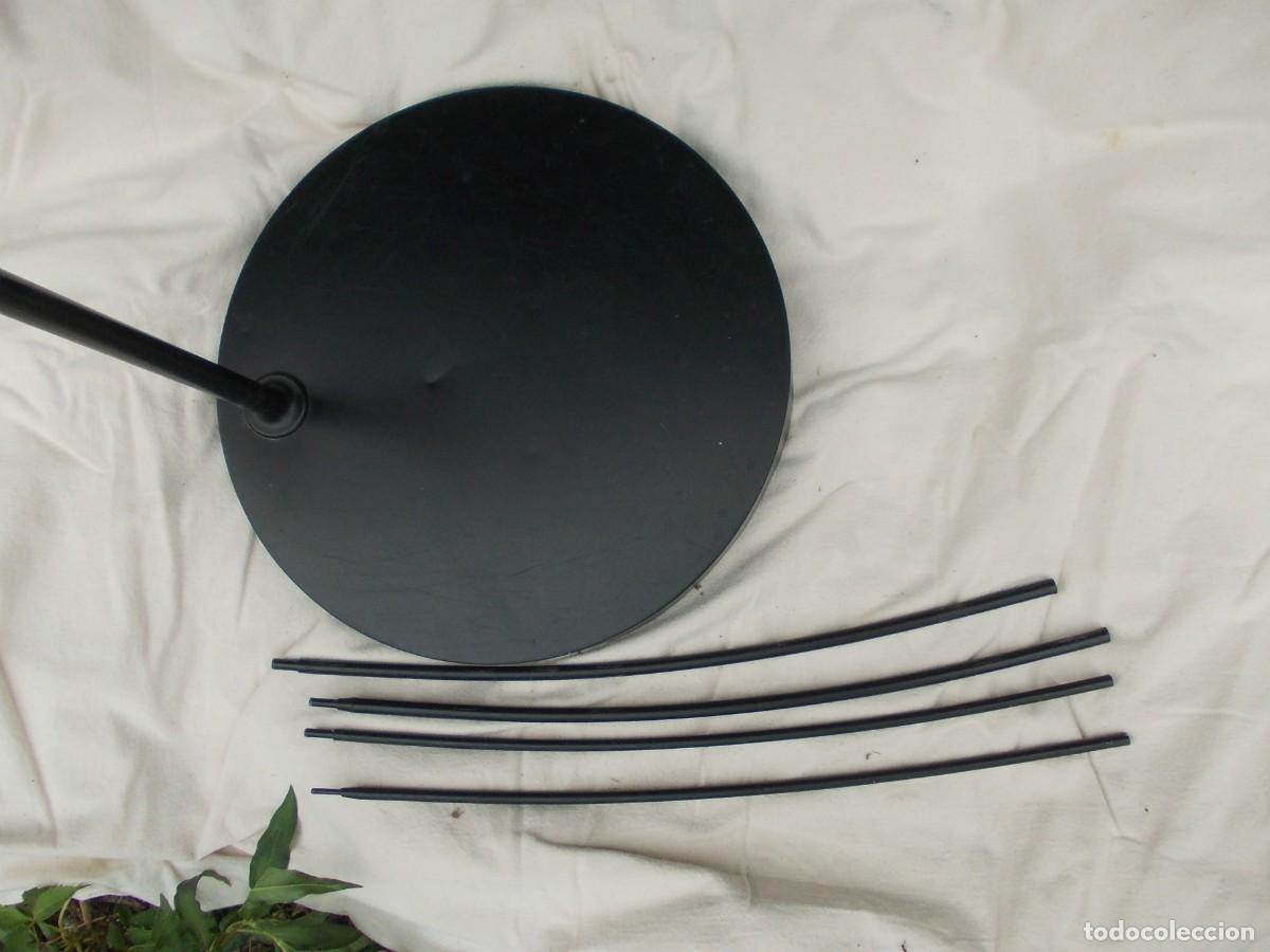 Oggetti Antichi: Estructura l&aacute;mpara vintage soporte met&aacute;lico base hierro sin tulipa ni portal&aacute;mparas