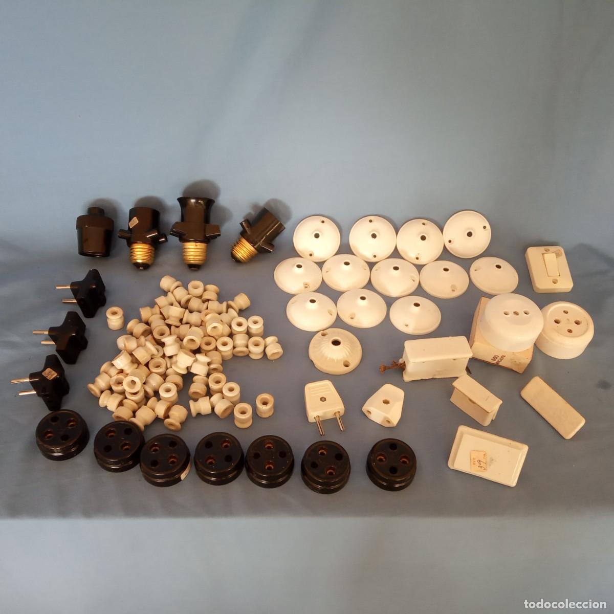 Antig&uuml;edades: Antiguo Material El&eacute;ctrico - 1,1 kg