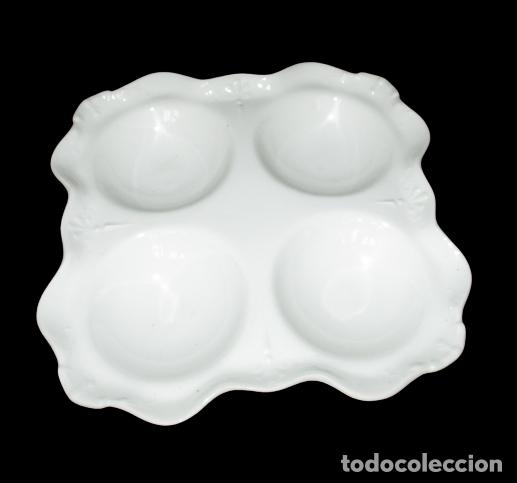 Oggetti Antichi: ANTIGUA ENTREMESERA DE CUATRO SERVICIOS. ALUMINITE FRUGIER, LIMOGES.