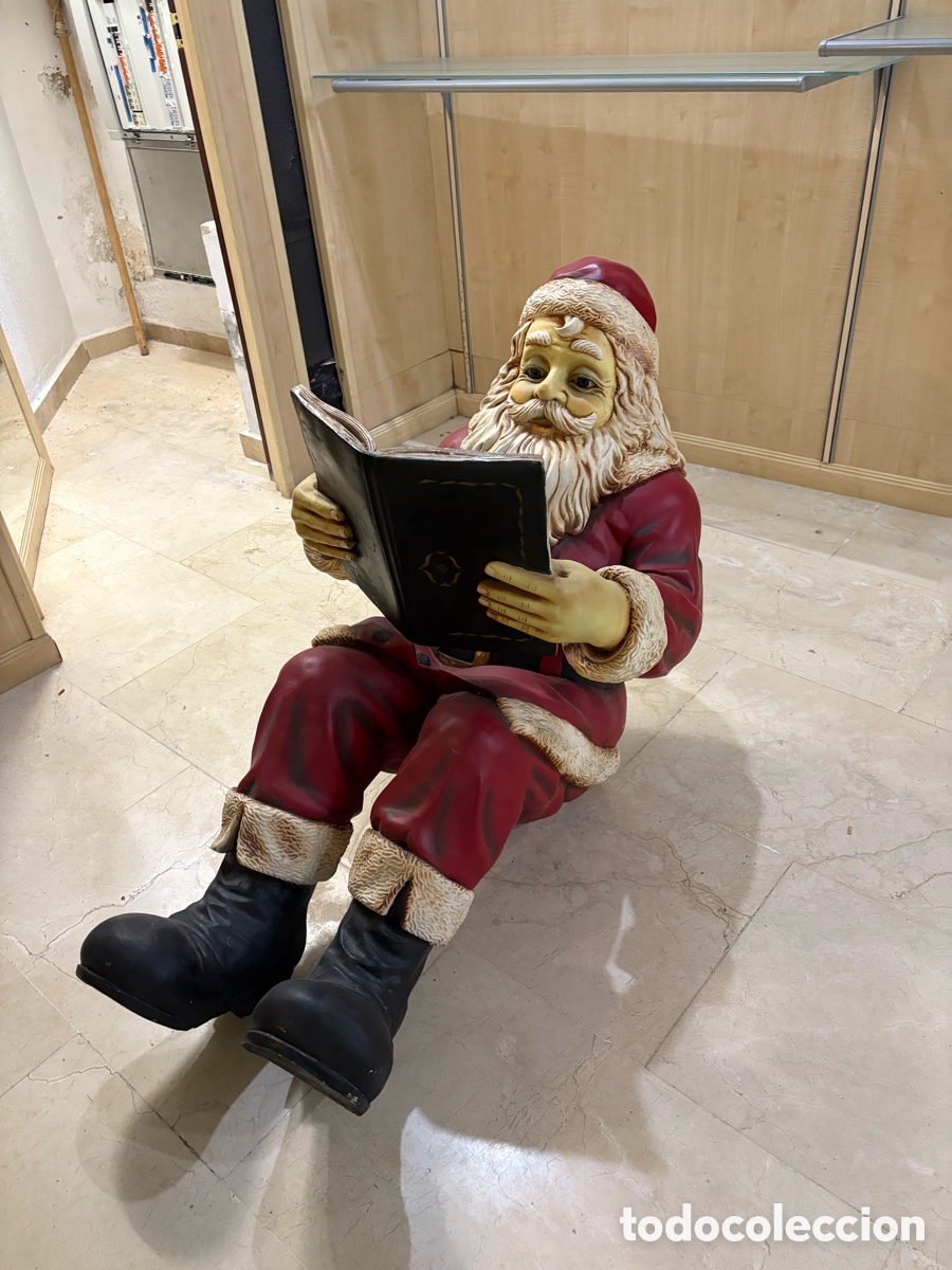 Antig&uuml;edades: Pap&aacute; Noel grande ideal escaparate