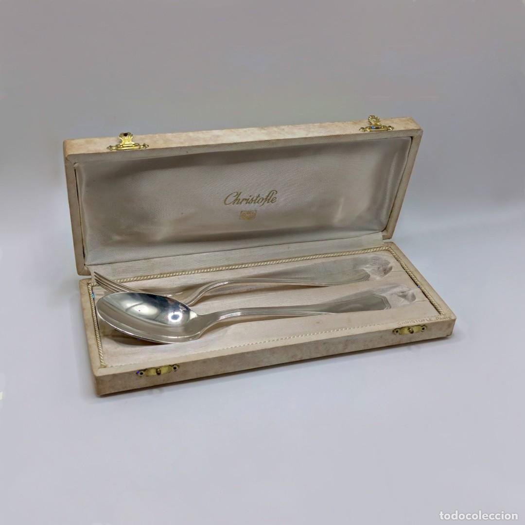 Antiquit&auml;ten: JUEGO DE CUBIERTOS CHRISTOFLE &ndash; CAJA ORIGINAL
