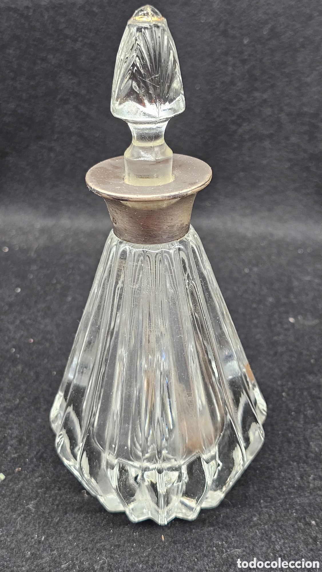 Antiques: Perfumero de plata de ley contrastada