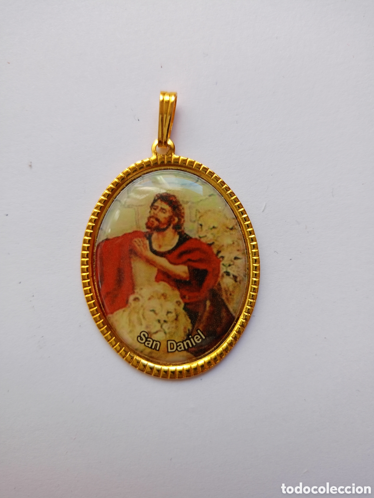 Antig&uuml;edades: Colgante medalla San Daniel - Foto 1