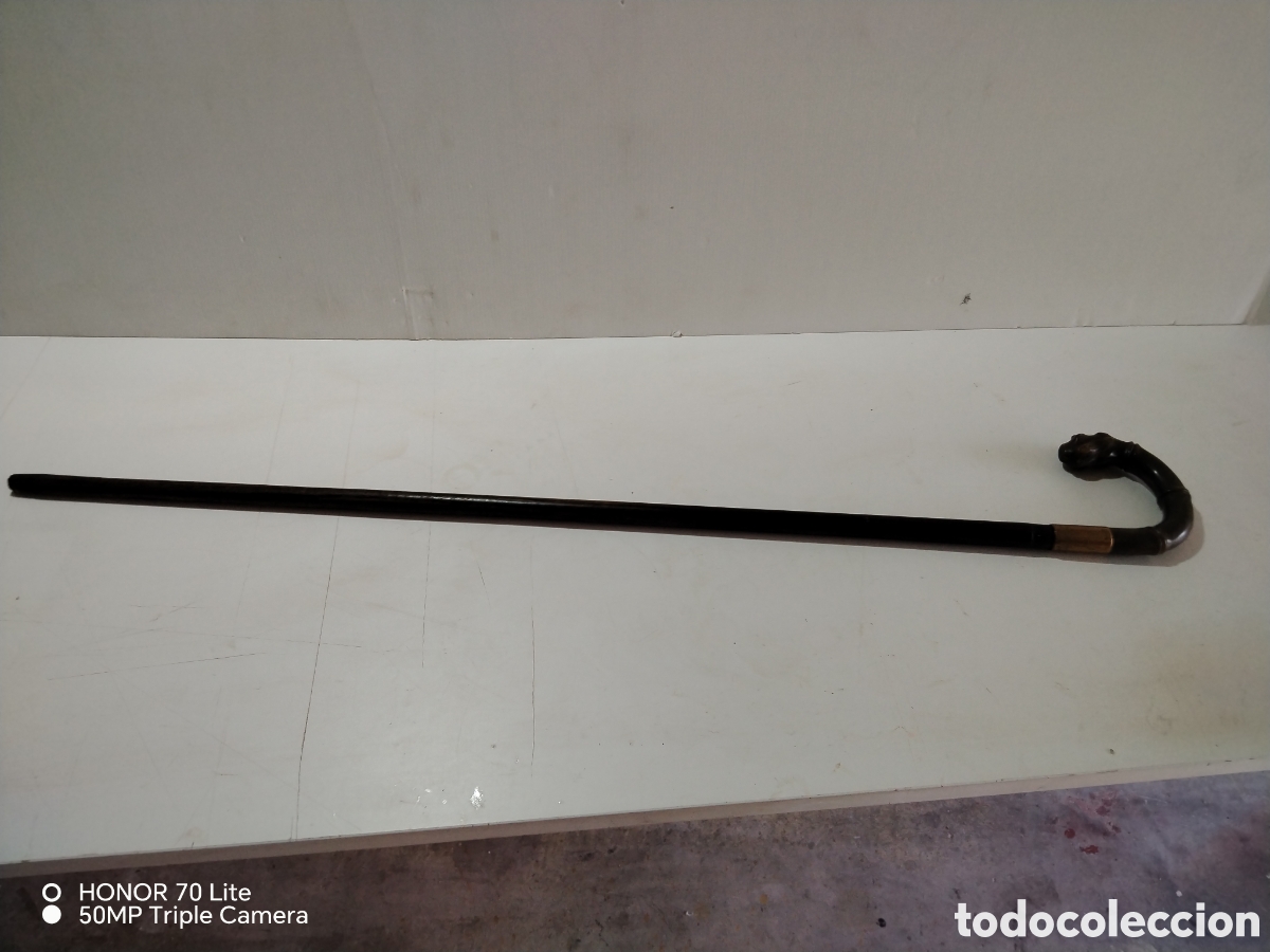 Antig&uuml;edades: Bast&oacute;n antiguo con cabeza de serpiente - Foto 6