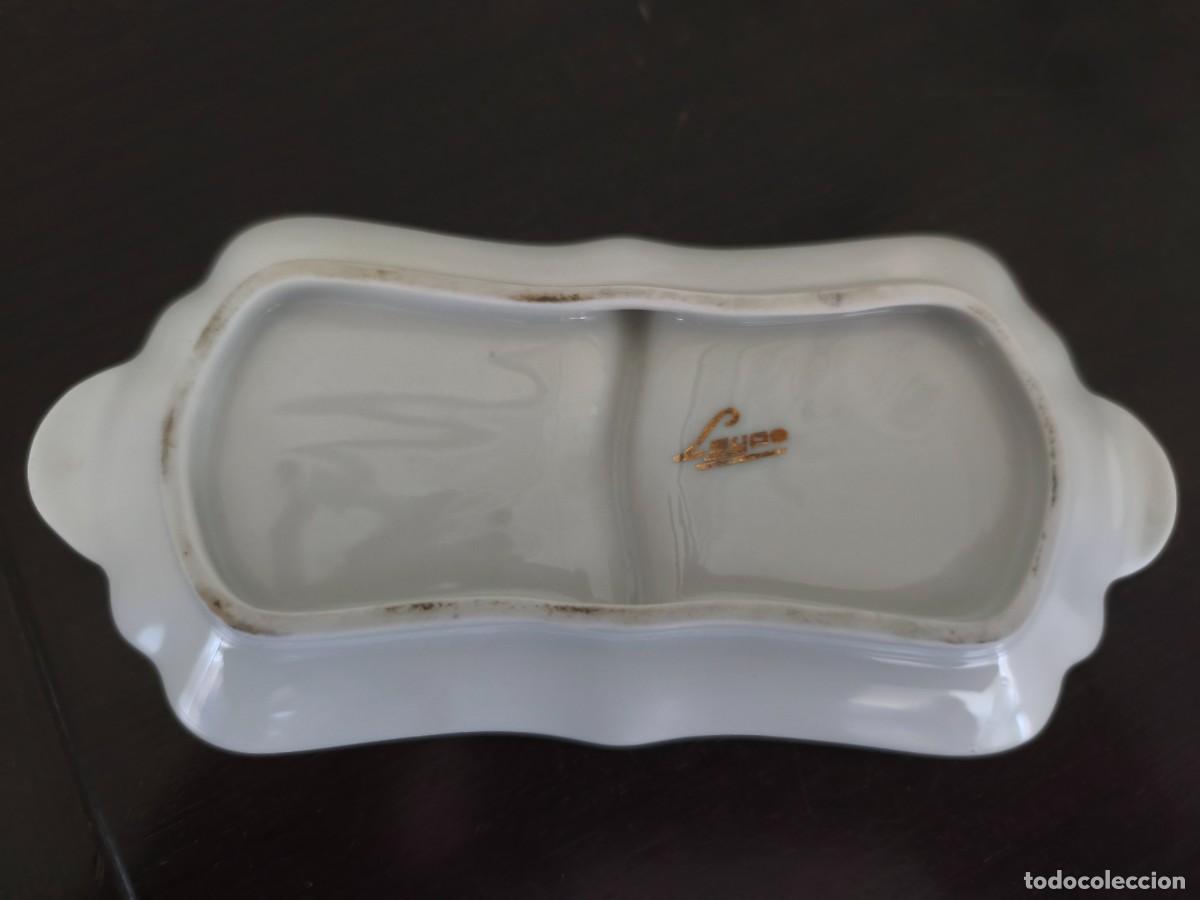 Antig&uuml;edades: Bonito conjunto de vinagrera y aceitera marca Laype. - Foto 4