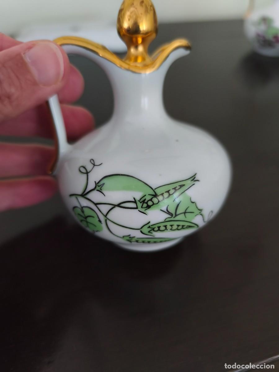 Antig&uuml;edades: Bonito conjunto de vinagrera y aceitera marca Laype. - Foto 6