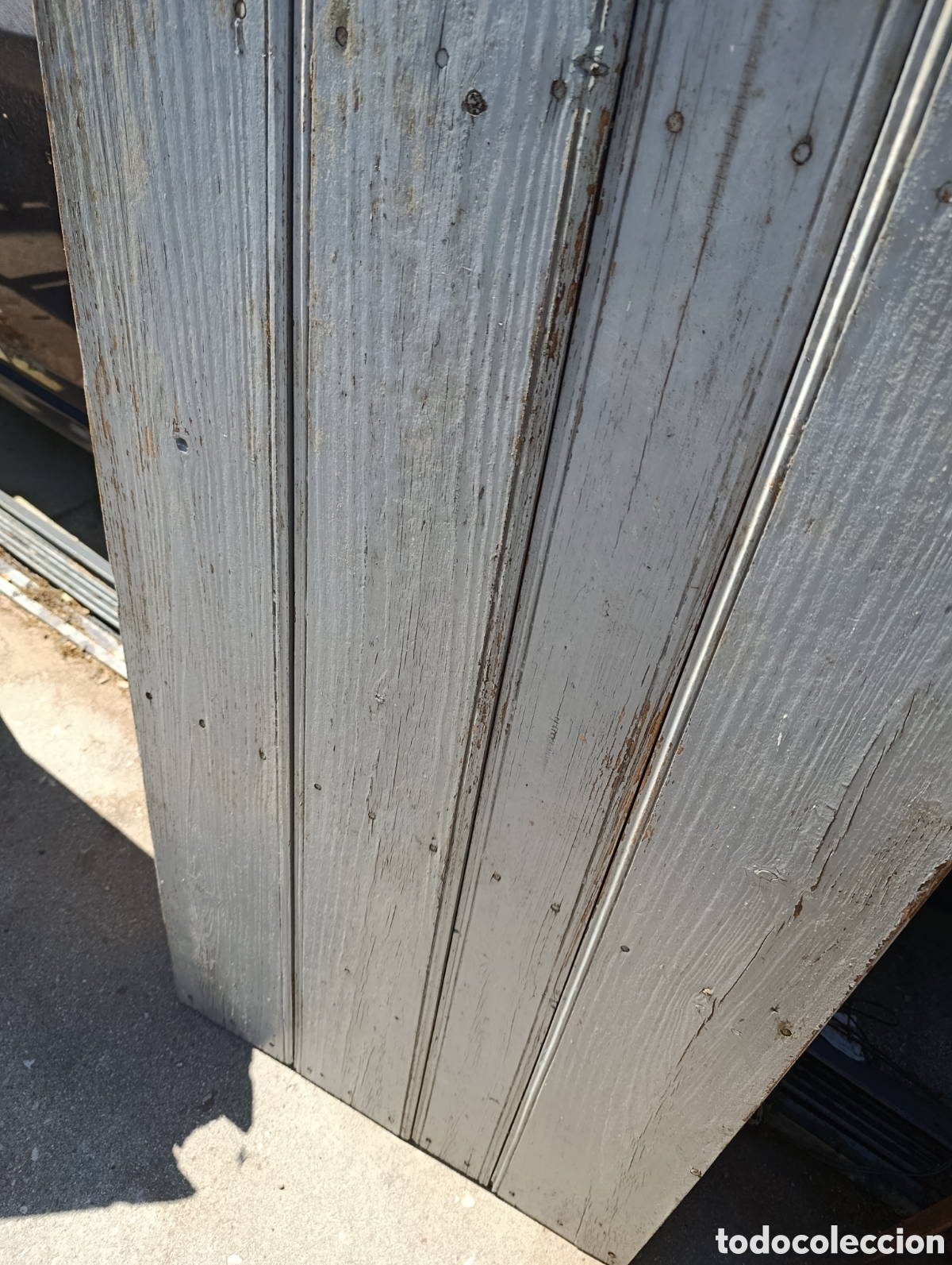 Antig&uuml;edades: Puerta antigua de madera. - Foto 4
