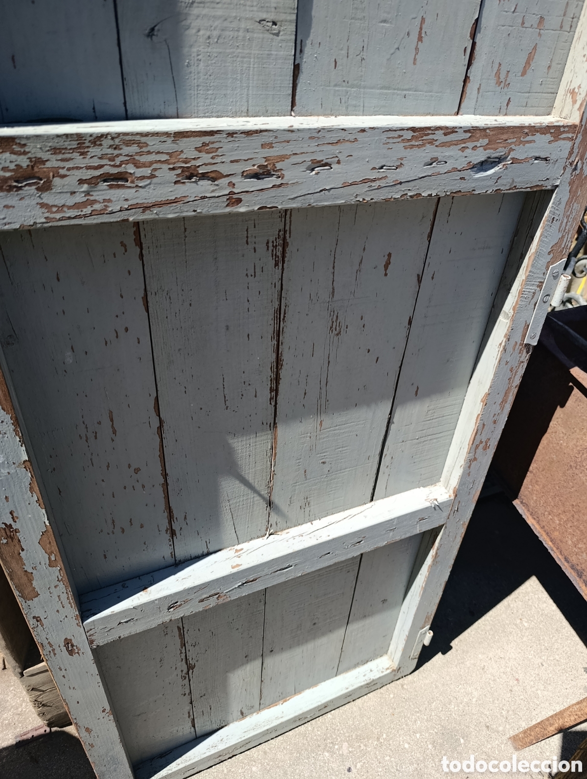 Antig&uuml;edades: Puerta antigua de madera. - Foto 7