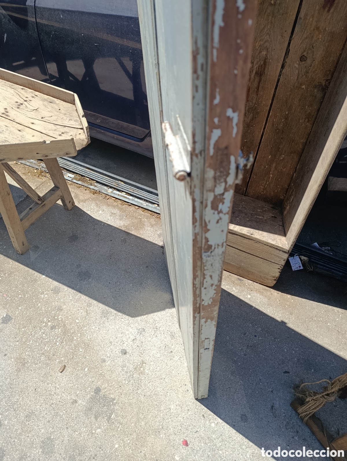 Antig&uuml;edades: Puerta antigua de madera. - Foto 8