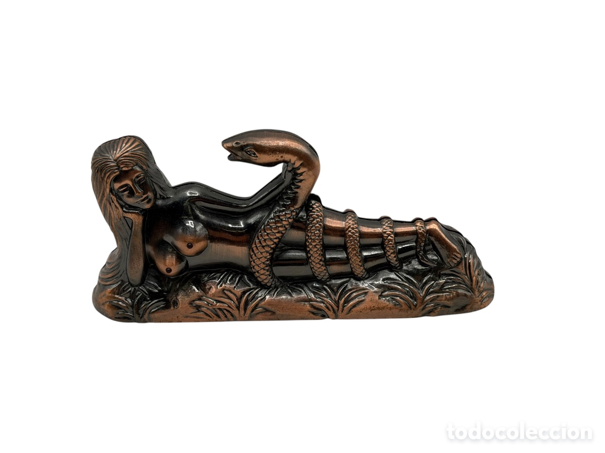 Antiguidades: Figura Vintage de Cobre