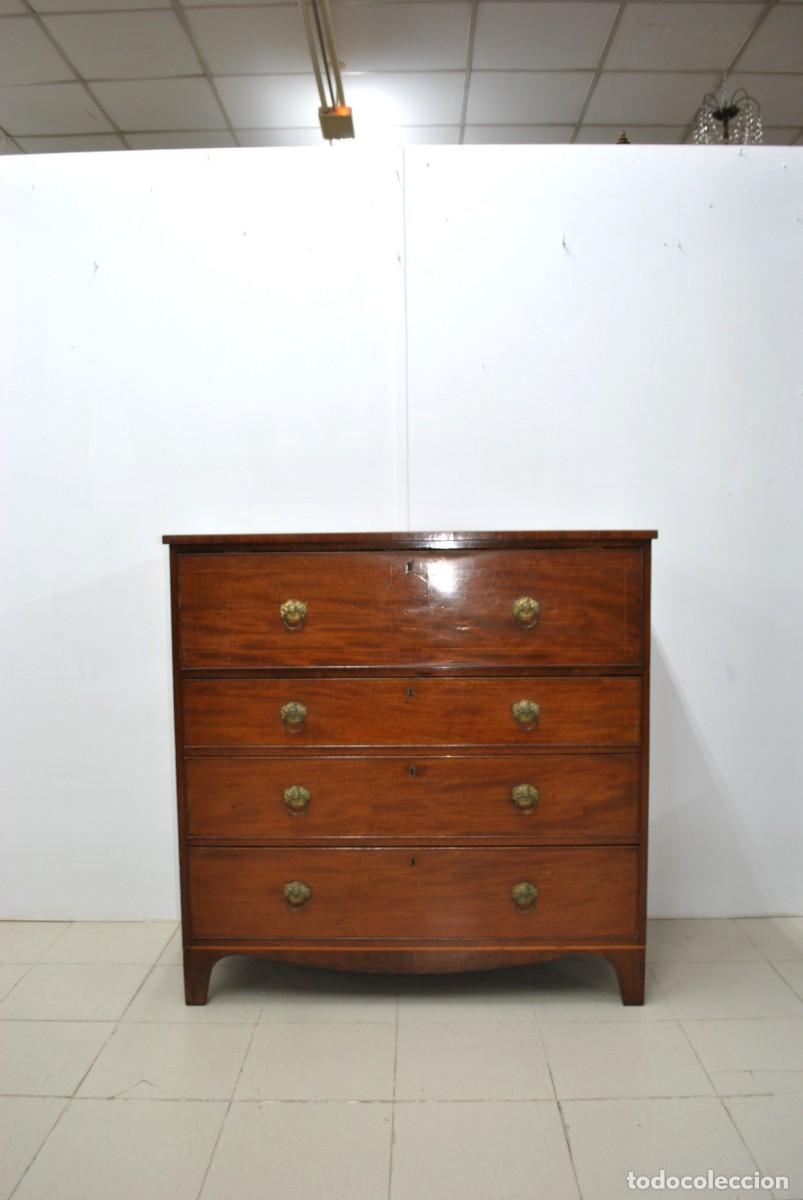 Antig&uuml;edades: C&Oacute;MODA SECRETER ESCRITORIO ABATIBLE - Foto 1
