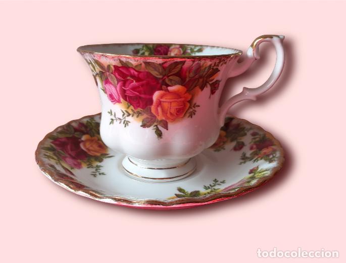 Antig&uuml;edades: Set de t&eacute; o caf&eacute; Royal Albert Old Country Roses