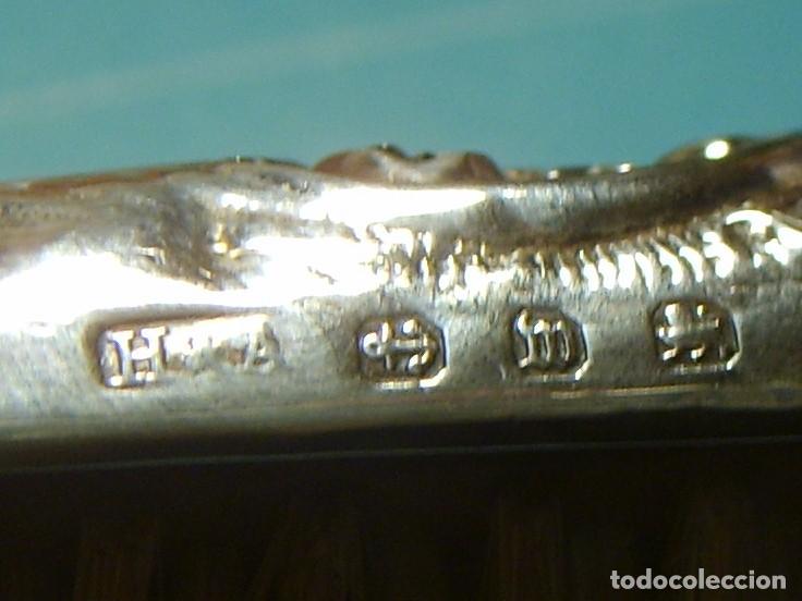 Antig&uuml;edades: ANTIGUO CEPILLO DE PLATA. BIRMINGHAM. A&Ntilde;O 1896. SOLID SILVER BRUSH - Foto 3