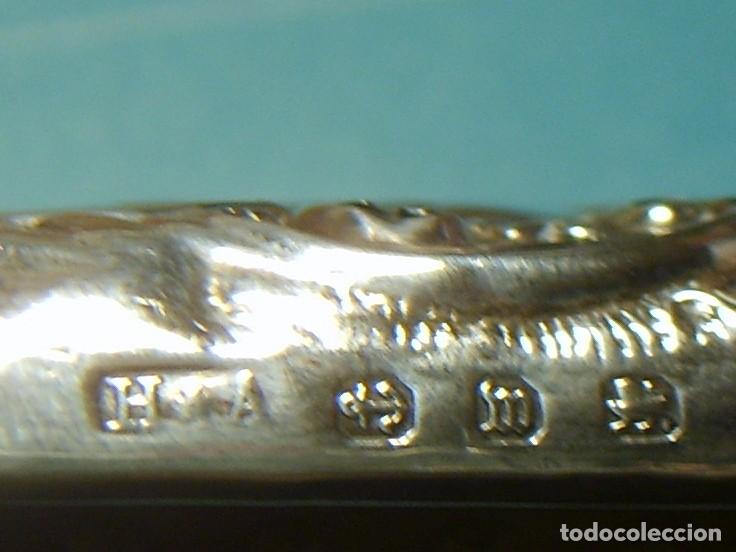 Antig&uuml;edades: ANTIGUO CEPILLO DE PLATA. BIRMINGHAM. A&Ntilde;O 1896. SOLID SILVER BRUSH - Foto 12
