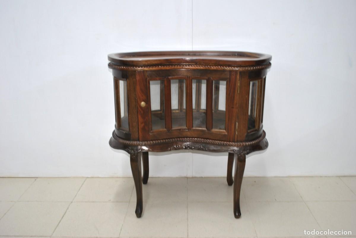 Antig&uuml;edades: MUEBLE BAR LICORERA CON BANDEJA - Foto 2