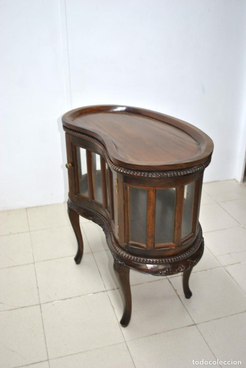 Antig&uuml;edades: MUEBLE BAR LICORERA CON BANDEJA - Foto 7