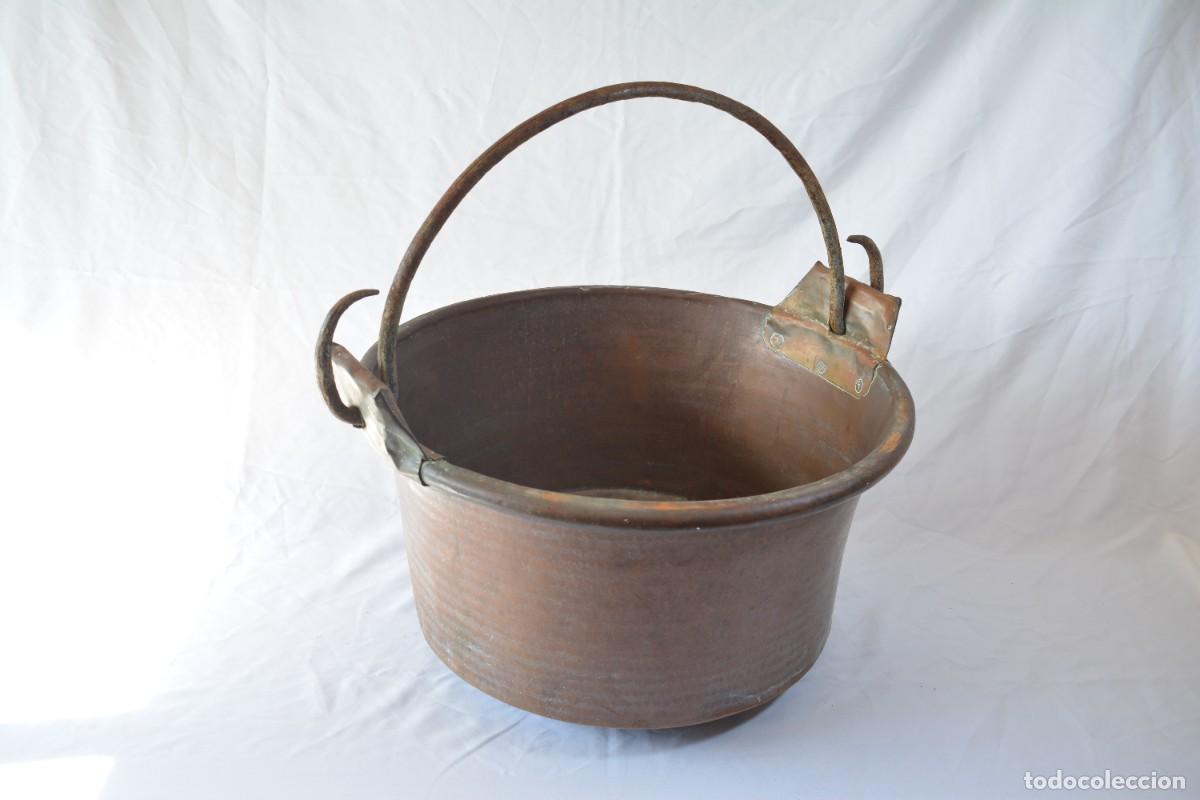 Antiquit&auml;ten: Gran caldero de cobre - Siglo XVIII