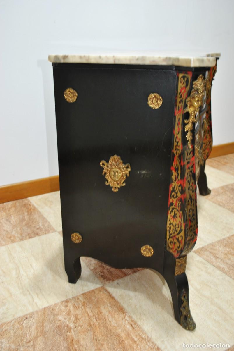 Antig&uuml;edades: C&Oacute;MODA NAPOLE&Oacute;N III DE MADERA EBONIZADA - Foto 7