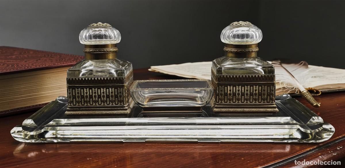 Antig&uuml;edades: Antico calamaio da scrivania - Foto 1