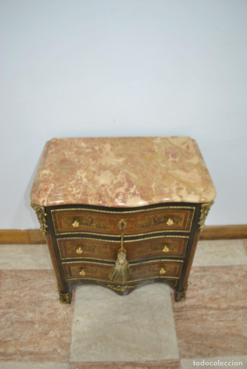 Antig&uuml;edades: MESITA O C&Oacute;MODA NAPOLE&Oacute;N III - Foto 3