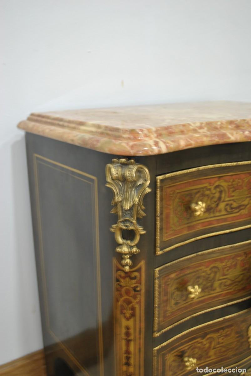 Antig&uuml;edades: MESITA O C&Oacute;MODA NAPOLE&Oacute;N III - Foto 5